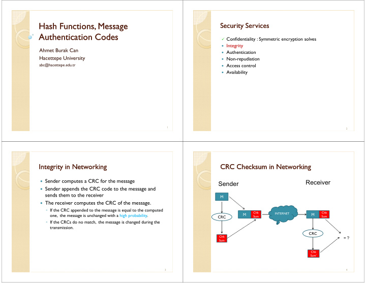 hash functions message hash functions message