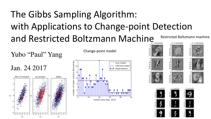 with applications to change point detection