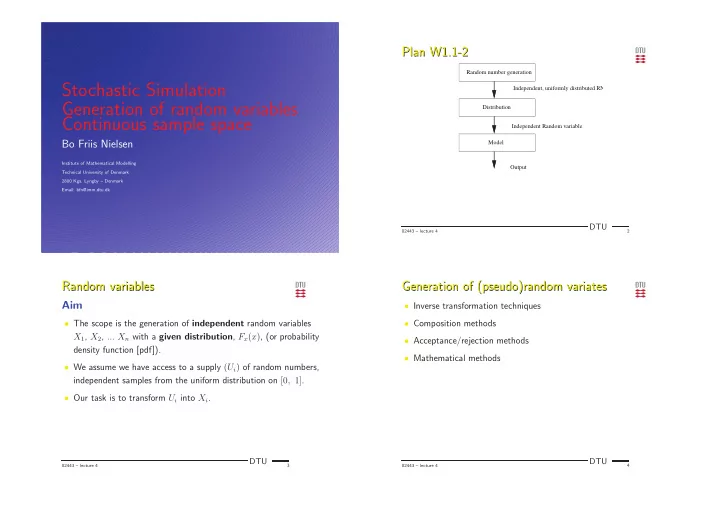 stochastic simulation