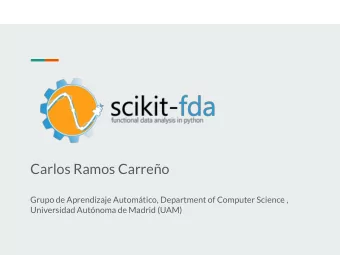 Carlos Ramos Carreo  Grupo de Aprendizaje Automtico, Department of Computer Science ,