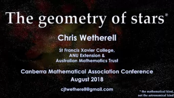 Outline  Examples of geometrical star designs  Angle sum of a triangle and other polygons