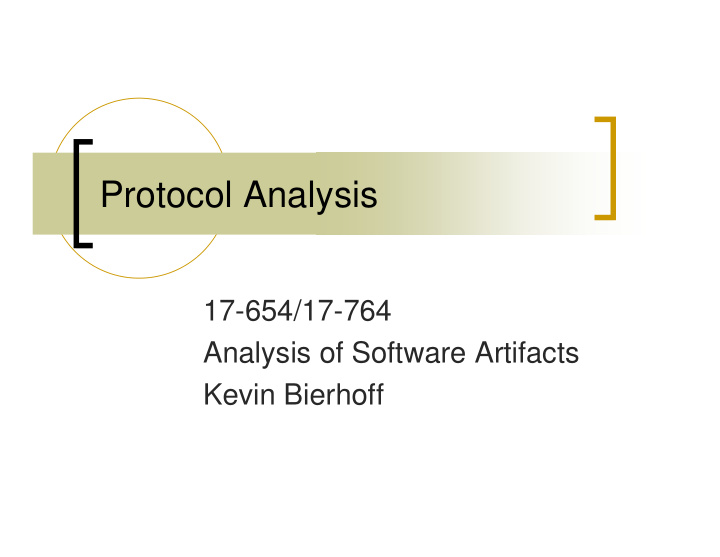 protocol analysis