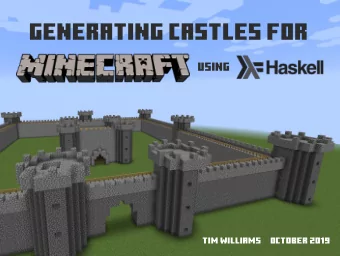 Generating castles for  using  Tim Williams     October 2019  &quot;mcfunction&quot; fjles and
