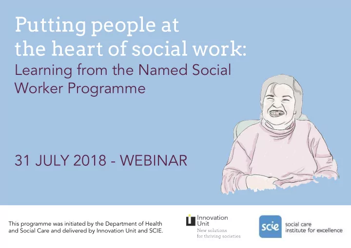 putting people at the heart of social work