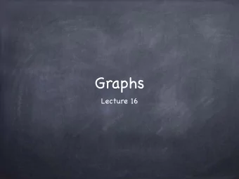 Graphs  Lecture 16  Matchings and Vertex Cover  A matching in a graph G=(V  ,E) is a set of edges