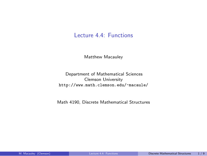 lecture 4 4 functions