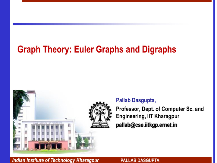 graph theory euler graphs and digraphs