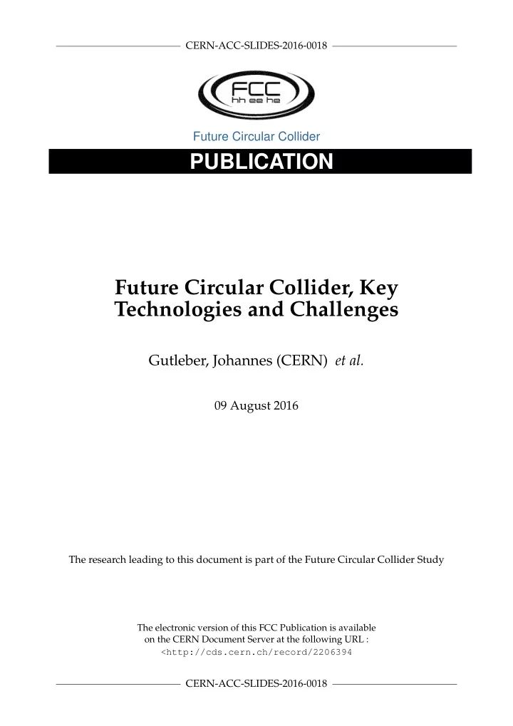 publication future circular collider key technologies and
