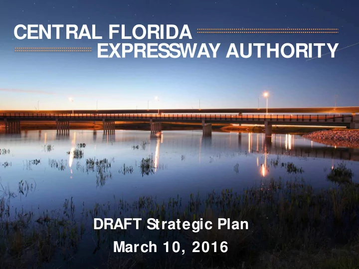 central florida expressway authority