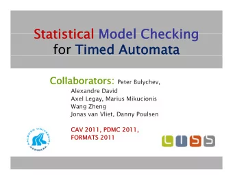 Statistical  Statistical  Statistical Model  Statistical Model  Model Checking  Model Checking