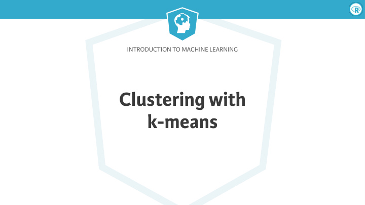 clustering with k means