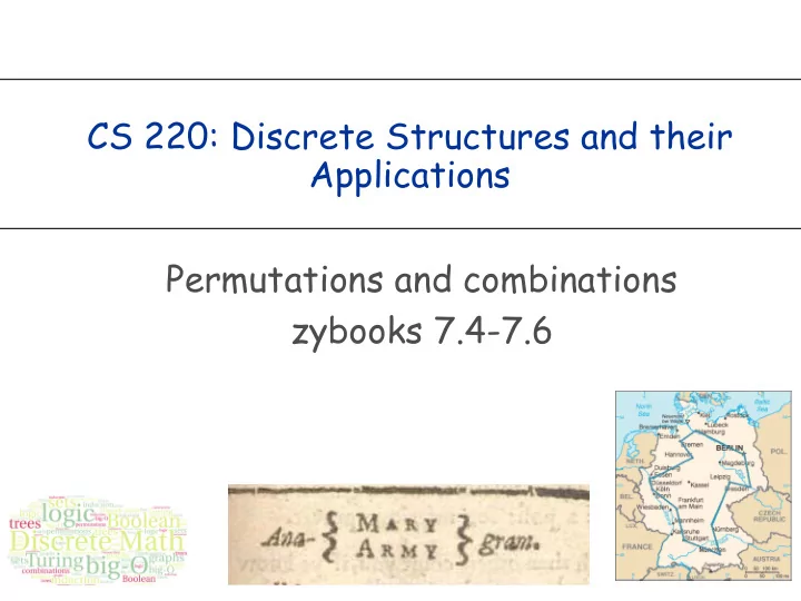 cs 220 discrete structures and their applications