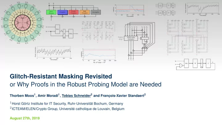 glitch resistant masking revisited or why proofs in the