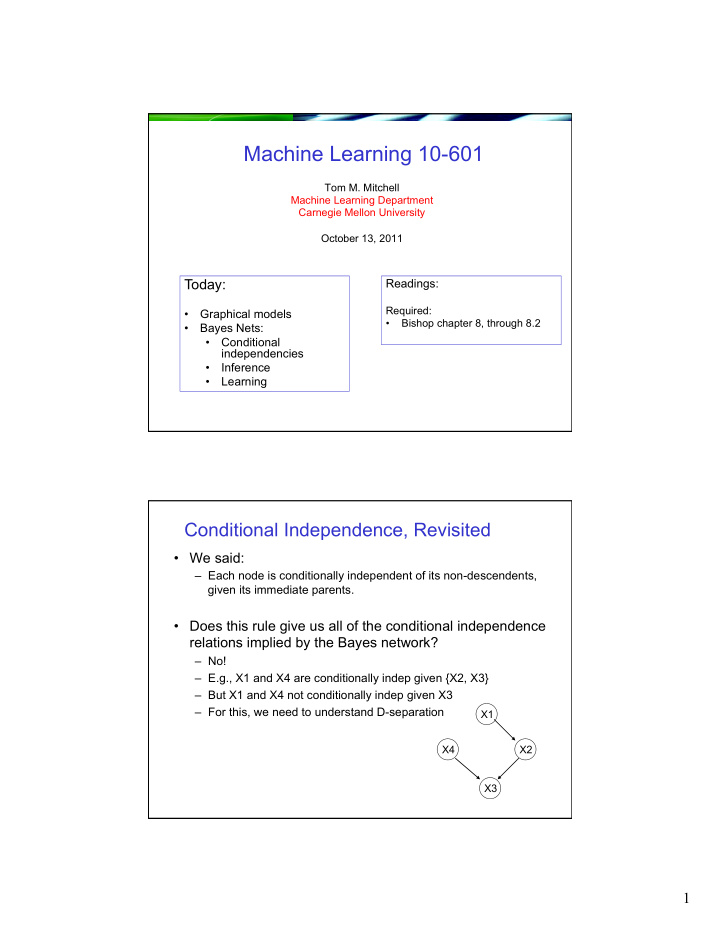 machine learning 10 601