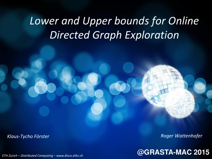 directed graph exploration