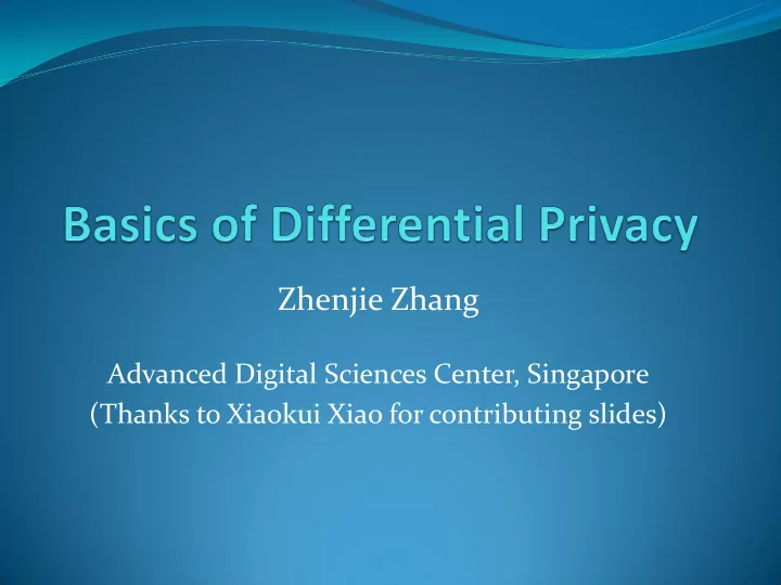 formulation of privacy