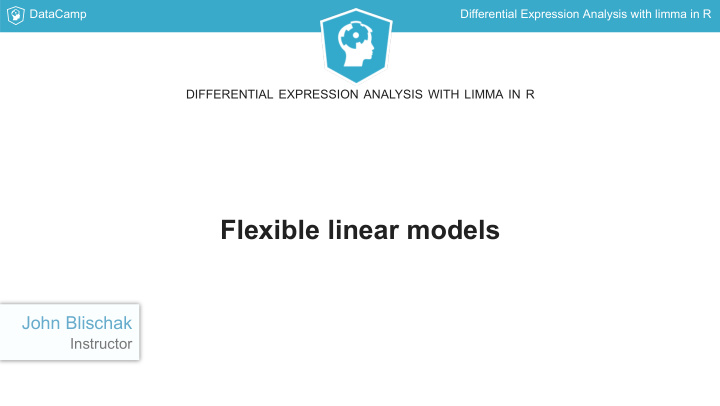 flexible linear models