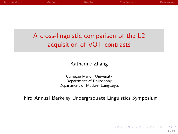 a cross linguistic comparison of the l2 acquisition of