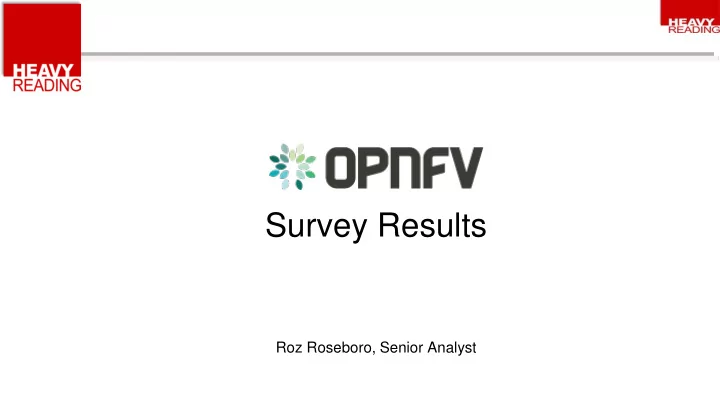 survey results