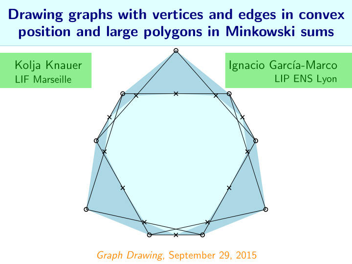 drawing graphs with vertices and edges in convex position