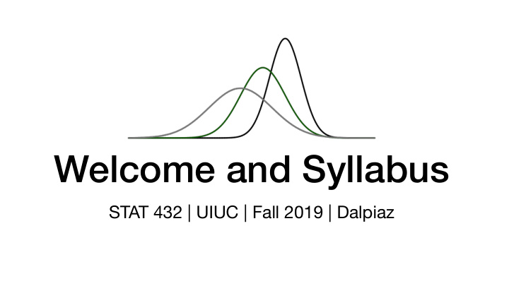 welcome and syllabus