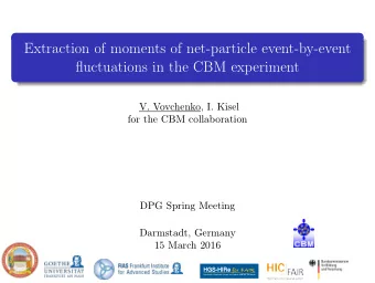 Extraction of moments of net-particle event-by-event  fluctuations in the CBM experiment  V.