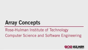 int nums[SIZE];  int i;  for (i = 0; i &lt; SIZE; i++) {  nums[i] = i * i;  }