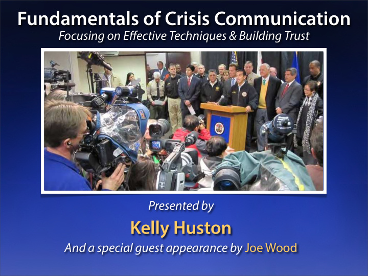 fundamentals of crisis communication