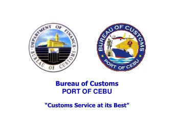 PORT OF CEBU