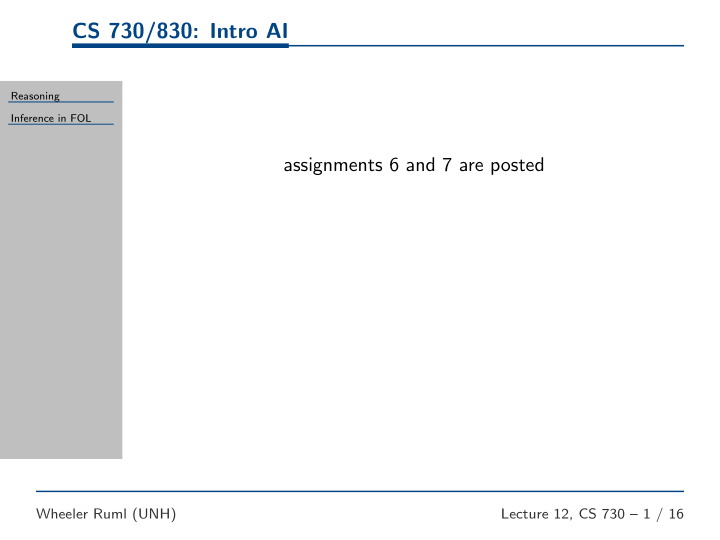 cs 730 830 intro ai