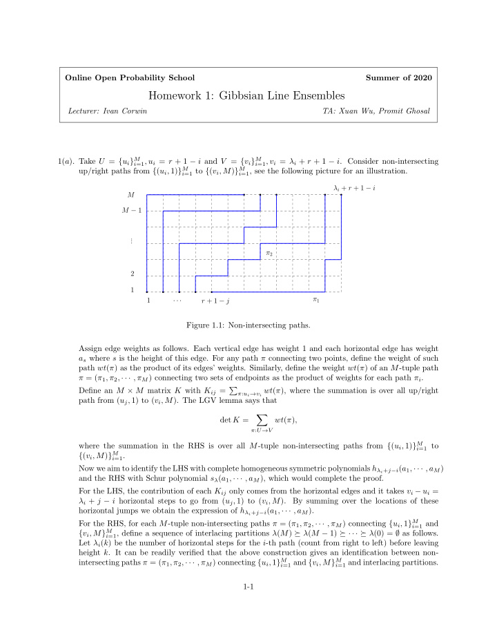 homework 1 gibbsian line ensembles