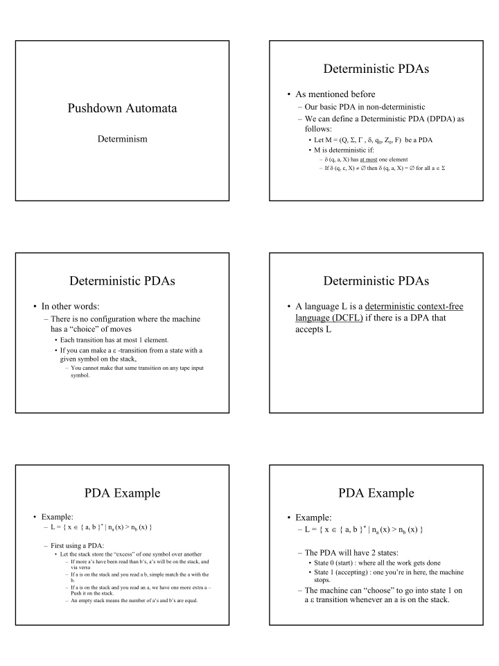 deterministic pdas