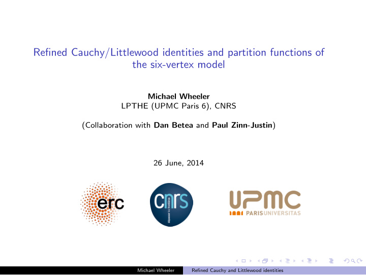 refined cauchy littlewood identities and partition