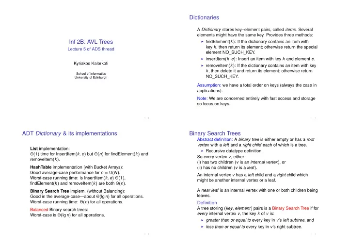 dictionaries