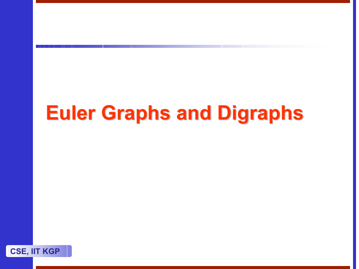 euler graphs and digraphs graphs and digraphs euler