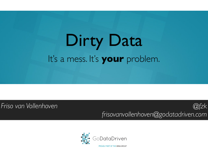 dirty data