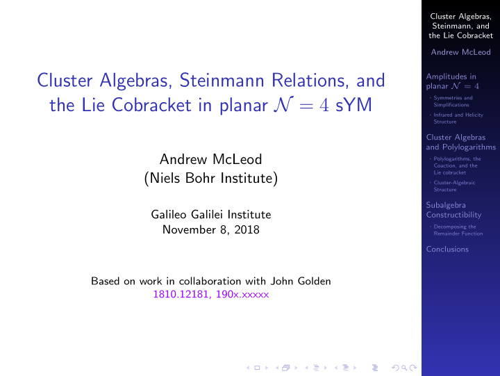 cluster algebras steinmann relations and