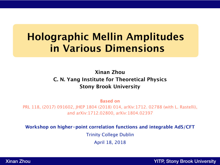 holographic mellin amplitudes in various dimensions