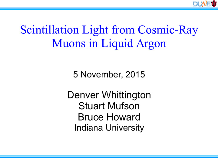 scintillation light from cosmic ray muons in liquid argon