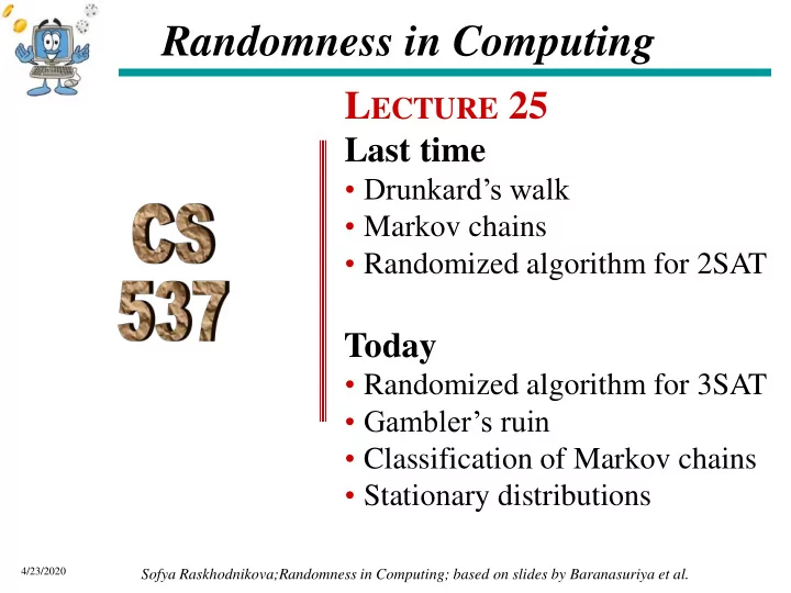 randomness in computing