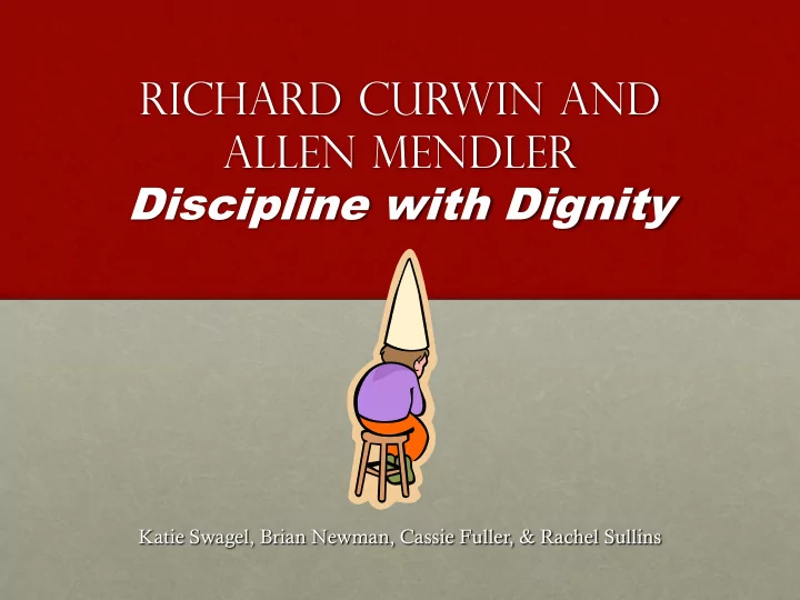 richard curwin and