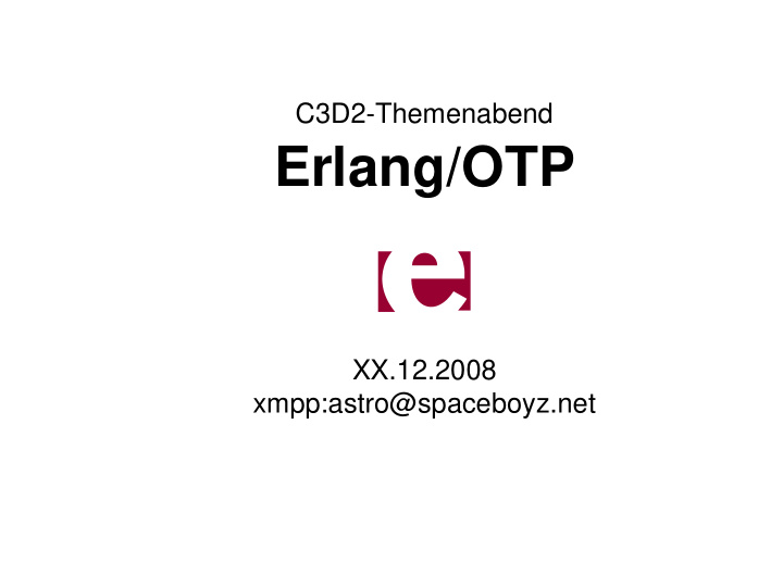 erlang otp