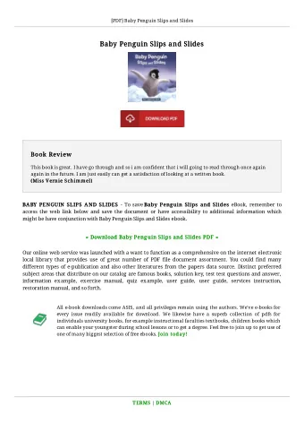 Baby Penguin Slips and Slides  Baby Penguin Slips and Slides  Book Review  Book Review  This book